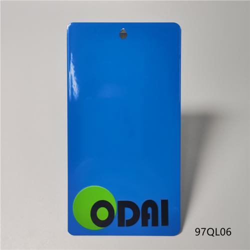 Blue colour epoxy polyester electrostatic powder coating 97QL06 