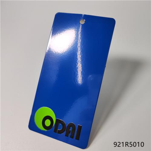 Ral colours dark blue epoxy powder coating paint for metal face