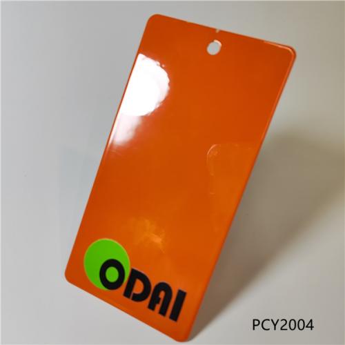 Orange colour electrostatic powder coating PCY2004