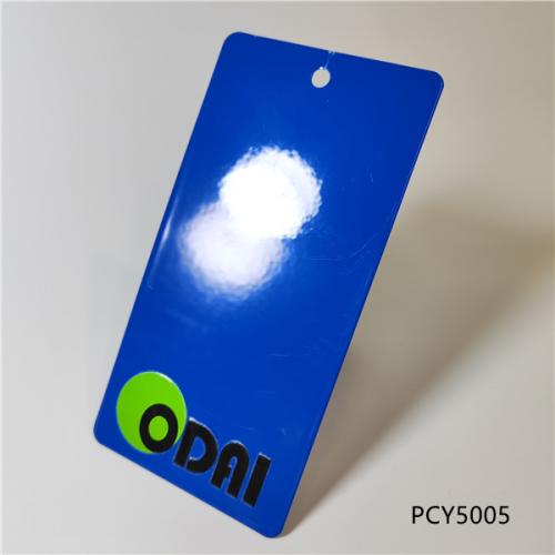 Blue colour electrostatic powder coating PCY5005