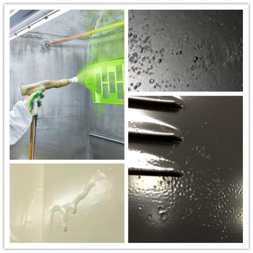 Problems and solutions during powder coating spraying