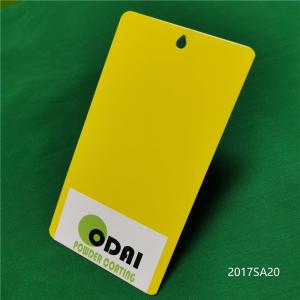 Yellow color electrostatic spray powder coating