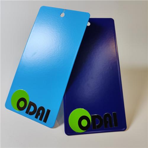 China Odai brand ral colours blue colours flat satin powder coating 