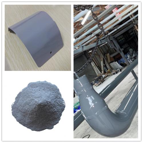 Gray fusion bonded epoxy powder coated for fire fghting steel pipe tube 