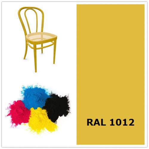 RAL 1012 Lemon Yellow epoxy polyester powder coating color