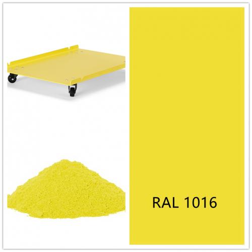 Ral 1016 Sulfur Yellow electrostatic powder coating paint