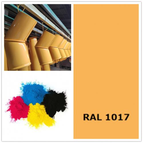 Ral 1017 Saffron Yellow electrostatic powder coating paint