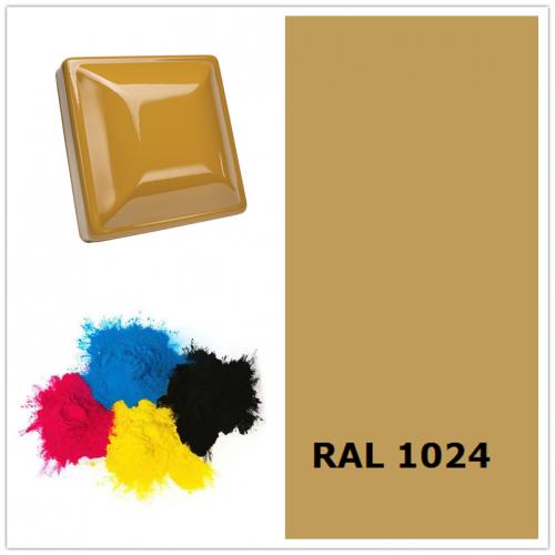 Ral 1024 Ochre yellow electrostatic powder coating paint