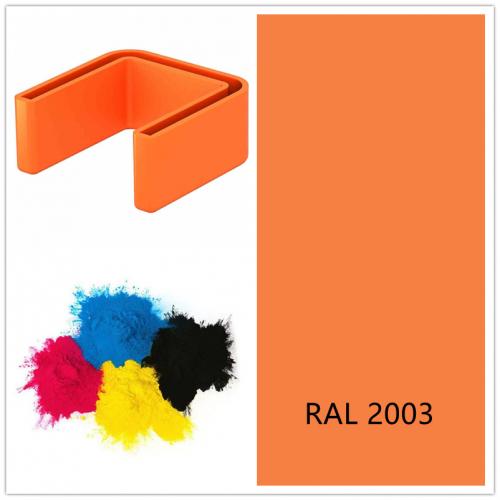 RAL 2003 Pastel orange epoxy polyester powder coating color 