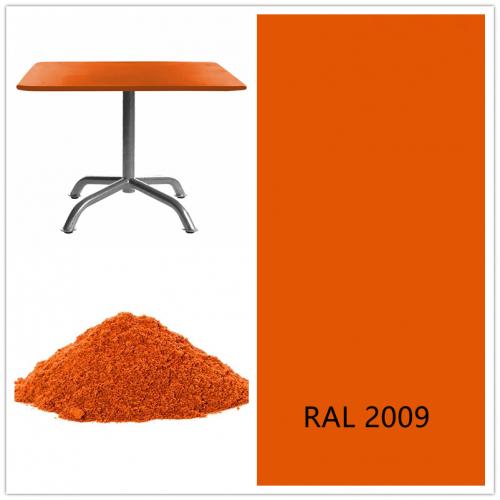 RAL 2009 Traffic Orange electrostatic powder coating paint