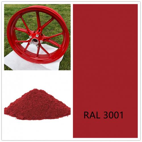 RAL 3001 Signal Red electrostatic powder coating paint 