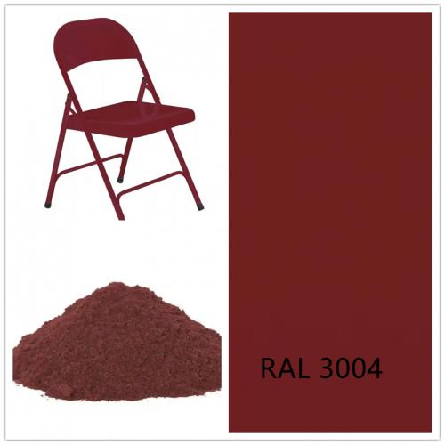 RAL 3004 Purple Red epoxy polyester powder coating color