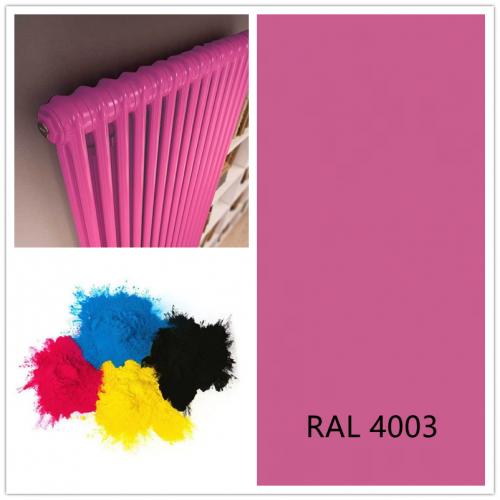 RAL 4003 Heather Violet polyester powder coating 