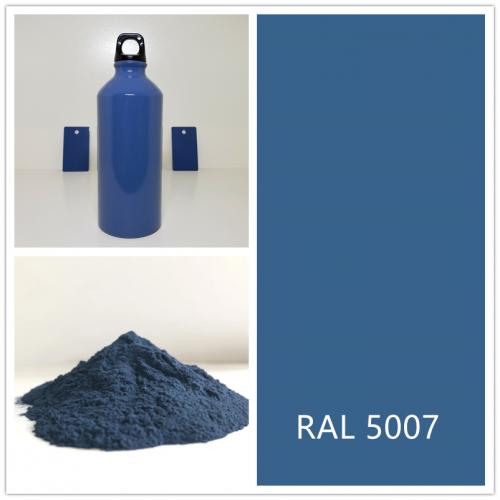 RAL 5007 Brillant Blue polyester powder coating 