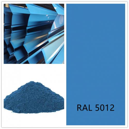 RAL 5012 Light Blue polyester powder coating 