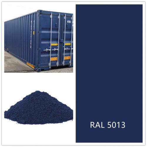 RAL 5013 Cobalt blue epoxy polyester powder coating 