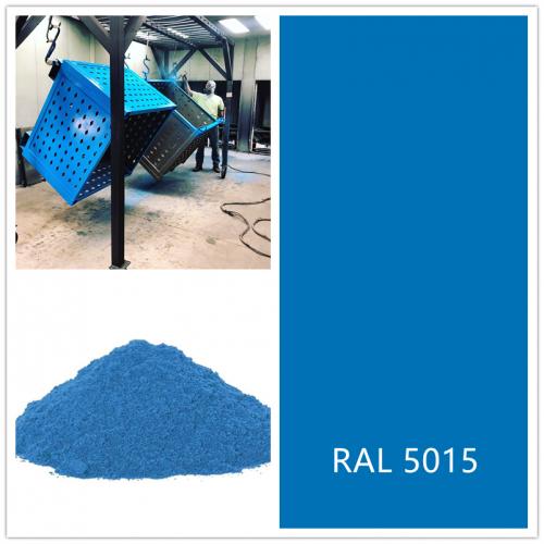 RAL 5015 Sky blue polyester powder coating