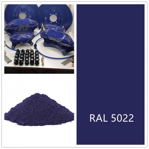 RAL 5022 Night Blue polyester powder coating